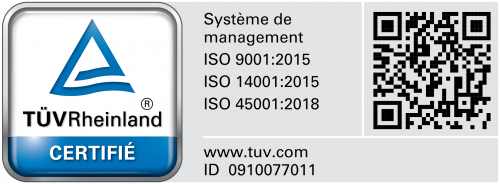 Certification ISO 9001, 14001 et 45001